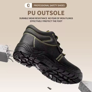 Chaussures <span class=keywords><strong>de</strong></span> <span class=keywords><strong>sécurité</strong></span> d'hiver JIANKUN JK-6377 pour hommes, anti-écrasement, anti-perforation, double densité PU, <span class=keywords><strong>protection</strong></span> <span class=keywords><strong>de</strong></span> la <span class=keywords><strong>cheville</strong></span>, embout en acier, antidérapant - Product Image 4