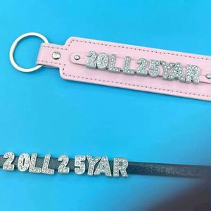 Customized PU <b>Leather</b> <b>Keychains</b> with Idol Names, Letter Design, Fashionable Accessories - Product Image 4