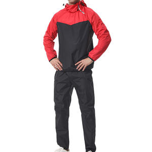 Men's Breathable Summer Outdoor Fitness V-neck Sweatshirt with Drawstring Closure Large Size Sweaty <b>Sauna</b> Sports <b>Suit</b> - Product Image 5