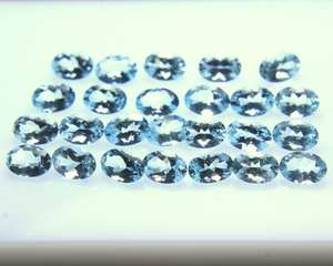 Lote de piedras preciosas de Aguamarina natural, corte ovalado, azul superior para la fabricación de joyas - Product Image 3