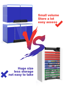 Torre de almacenamiento organizadora para Nintendo para Switch y PS5 Tarjeta de juego y caja de disco con soporte para CD Accesorio de estante para controlador de juego - Product Image 5