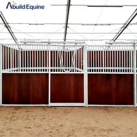 Kits de boxes modulaires pour chevaux, panneaux avant de box, portes de box, équipement d'écurie équestre