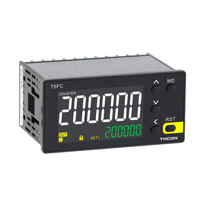 Contador Digital Industrial T6FC 48*96 de 6 Dígitos con Pantalla LCD, Contador de Lotes Preestablecido, Medidor de Longitud, 2 Relés de Alarma, RS485, Pulsos de Alta Velocidad - Product Image 2