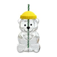 DAJI HYDRO Personnalisation Tasse en verre style ours tendance, sans BPA, réutilisable, anti-fuite, style américain, édition limitée, pour barista