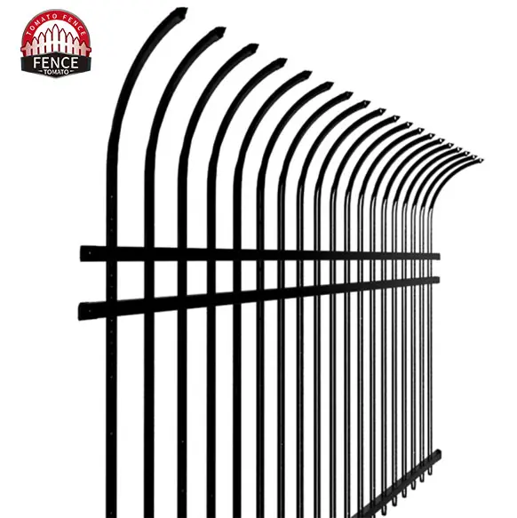 Panel de valla de hierro de granja de patio trasero de alta calidad/Barra de tubo cuadrado de puerta