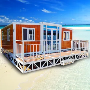 Customized Structure 20ft 40ft Rainproof Foldable Expandable Prefabricated Modular Folding Portable Container House