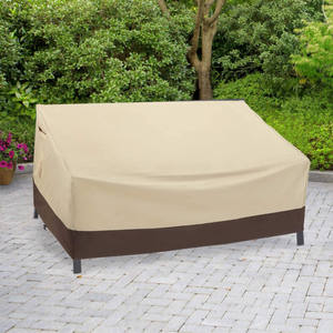 Housse imperméable et anti-poussière en tissu polyester Oxford 210D pour canapé de patio, banc, meubles d'extérieur - Product Image 1