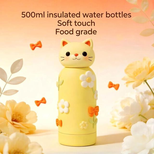 Popular in Europe Food Grade Custom Logo Drink Bottle Double Wall Vacuum Insulated Stainless Steel Water Bottles with UV Print
