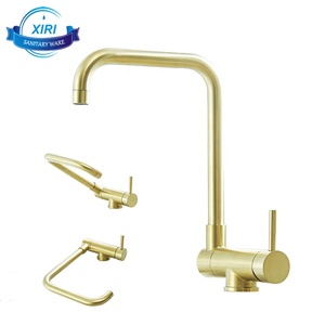 Économique — robinet <span class=keywords><strong>mitigeur</strong></span> de <span class=keywords><strong>cuisine</strong></span> pliable monté sur le pont, en acier inoxydable de 304 SUS, XR1643 - Product Image 6