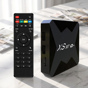 Boîtier TV Android XS97 Q+ Allwinner H313 1 Go + 8 Go 4K avec WiFi 2,4 G / 5 G, boîtier décodeur de streaming OTT 4K HDR pour la maison et l'hôtel - Product Image 1