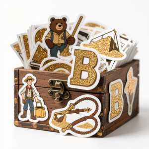 Adhésif d'impression en vinyle personnalisé imperméable à l'eau Cartoon Die Cut Autocollants d'étiquette de logo - Product Image 6