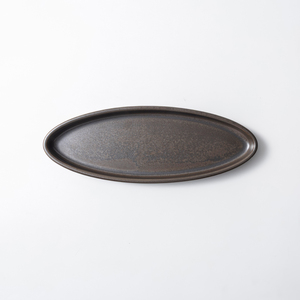Assiettes ovales en céramique à rebord surélevé pour cuisines commerciales, vaisselle en porcelaine, assiettes à sushi, <span class=keywords><strong>plateaux</strong></span> à <span class=keywords><strong>fruits</strong></span> de <span class=keywords><strong>mer</strong></span>, avec logo de marque personnalisé - Product Image 4