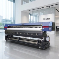 Impresora Eco Solvente Yinstar de 3.2m con Cabezal de Impresión I3200 para Vinilo, Lonas Flexibles, Telas para Banderas, Impresora de Formato Grande XP600