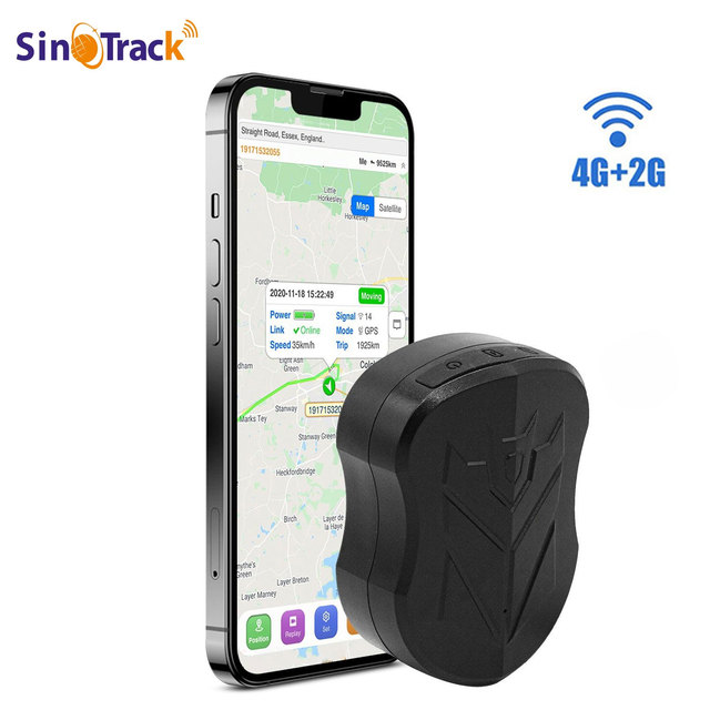 Sinotrack Smart Auto Gps Tracking Device ST-915L 10000mAh Small Wireless Waterproof Real Time 4g Gps Car tracker with Free App