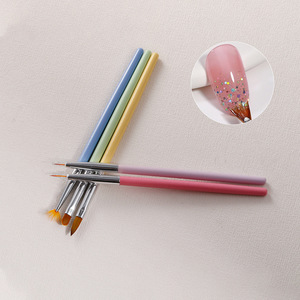 ชุดแปรงเพ้นท์เล็บรูปพัดขนาดเล็ก สำหรับไล่สี วาดเส้น และเพ้นท์เจลยูวี - Product Image 6