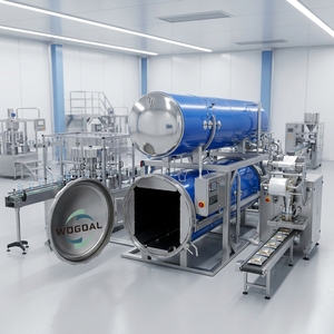 Máquina Esterilizadora <span class=keywords><strong>por</strong></span> Inmersión en Agua para la Industria Alimentaria, <span class=keywords><strong>Autoclave</strong></span> para Bolsas de Vacío, Curry, Maíz, Salchichas y Envasado de Alimentos - Product Image 1
