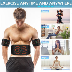 Alat Stimulator Otot Perut Elektrik EMS, Pelatih Otot Perut EMS, Stimulator Otot EMS, Smart Fitness Mobile Gym OEM - Product Image 4