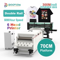 Desain Industri 24 inci Impresora Dtf pemasok 60cm I3200 6 kepala mesin cetak pencetak Dtf untuk kaus bisnis kecil