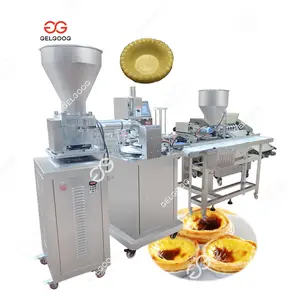 Automatic Portuguese Egg Tart Shell Moulding Pie Forming Machine Egg Tart Machine
