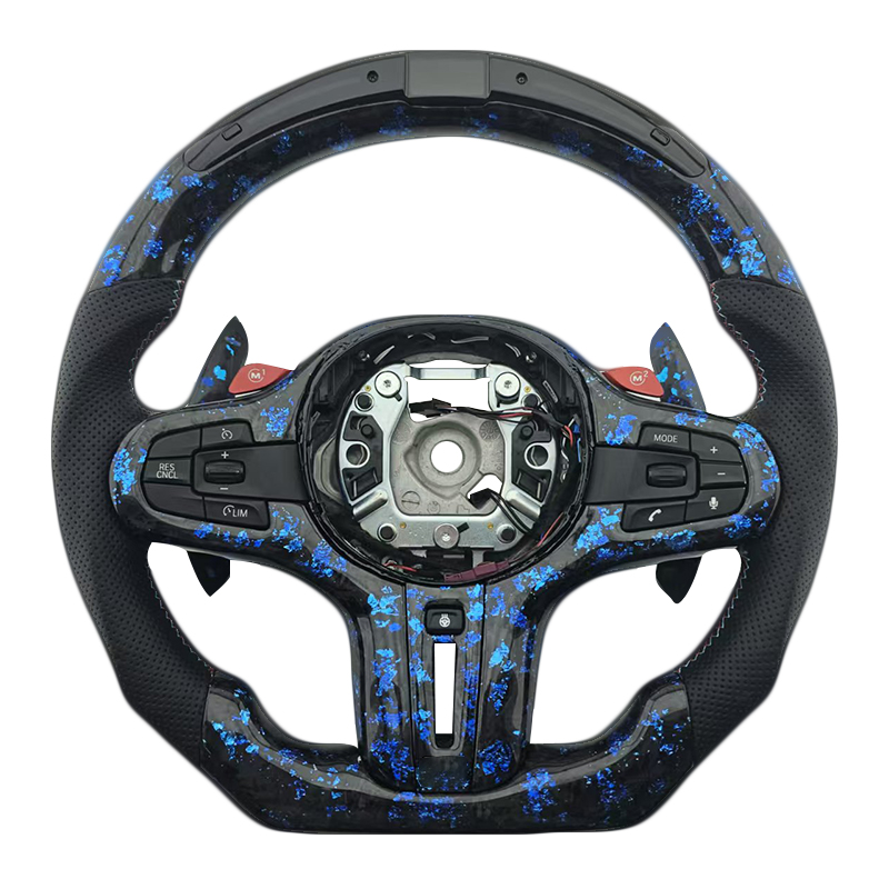 G30  Forged Carbon Fiber+Leather+LED+No M1 M2 buttons