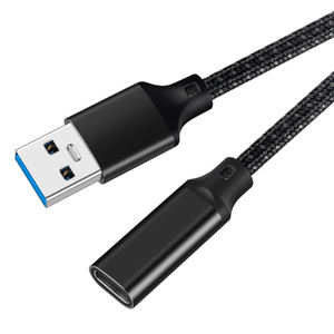 Cable Adaptador USB 3.0 Tipo C OTG al por Mayor, Cable de Extensión USB C Macho a USB 3.0 Hembra con Cubierta de Nailon para Impresora - Product Image 3