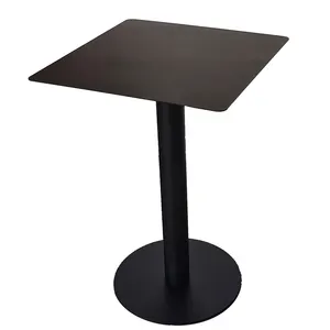 Großhandel Alibaba Online-Shopping Eisen quadratischen Kaffee Beistell tisch mit Metallrahmen Nachttisch für Wohn möbel Lieferanten