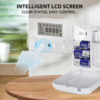 Diffuseur de parfum miniature personnalisé 5W blanc/noir 300-1000 pieds carrés 150ml pour maison, salle de bain, magasin de détail, machine à parfum automatique à piles
