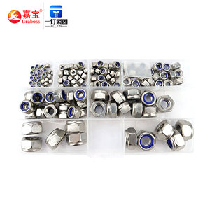Tuerca de brida hexagonal de acero inoxidable 304, tuerca de bloqueo de nailon hexagonal DIN982, venta directa de fábrica - Product Image 6