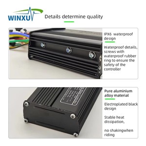 ชุดควบคุมมอเตอร์ไร้แปรงถ่านแบบไซน์เวฟ 36V 48V 52V 60V 500W 750W 25A สำหรับจักรยานไฟฟ้าและสกู๊ตเตอร์ไฟฟ้า พร้อมหน้าจอ LCD สี S866 - Product Image 4