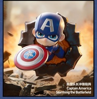 Vente en gros de figurines authentiques POP MART Marvel Infinity Journey Series Mystery Box Spider-Man, jouets cadeaux