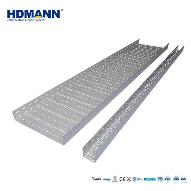 Hdmann ABS CE Certified SS304 Stainless Steel Solar Cable Tray for PV Project Weather Resistant Cable Management