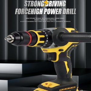 <span class=keywords><strong>Perceuse</strong></span> à percussion sans fil professionnelle 21V, sans balais, à couple élevé, avec poignée latérale (compatible avec la batterie <span class=keywords><strong>Makita</strong></span>) - Product Image 1