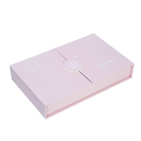 Boîte de papier cadeau d'emballage de soins de la peau cosmétique de beauté de luxe avec insertion