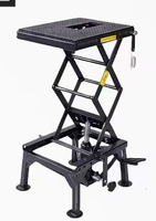 Hidrolik makas bir motosiklet kaldırma platformu 870mm kaldırma yüksekliği bakım platformu
