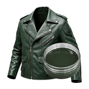 50ml di riparazione del colore di riparazione in pelle da restauratore graffi sbiaditi verde militare - Product Image 2