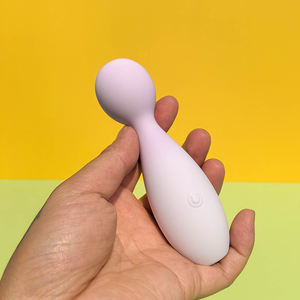 GINYA alat pijat klasik tongkat AV Mini baru untuk wanita silikon cair pemijat getar kuat mainan seks dewasa untuk wanita - Product Image 5