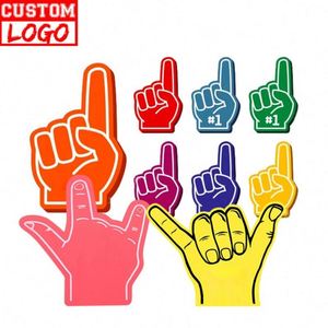 Herramientas para Fiestas y Festivales, Esponja de Espuma Multicolor para Manos, Dedos de Espuma para Apoyo - Product Image 1