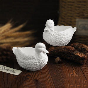 YS canard modélisation boîte de rangement Silicone moule <span class=keywords><strong>cire</strong></span> de soja bougie conteneur bougie pot coulée moule bricolage béton Pot de fleur faisant outil - Product Image 3