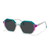Monture de Lunettes de Soleil en Acétate pour Hommes et Femmes, Style Tendance, Adaptable avec des Verres Correcteurs