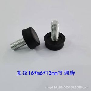 Furniture Leg M6 16*13 <b>Black</b> Adjustable Feet For <b>Sofa</b> <b>Table</b> Chair Easy Installation - Product Image 4