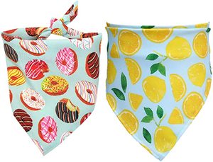 Vente en gros de <span class=keywords><strong>bandana</strong></span> personnalisé <span class=keywords><strong>pour</strong></span> chiens et animaux de compagnie, cadeau de taille réglable avec impression de logo, bon marché - Product Image 2