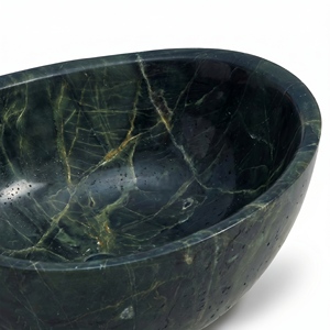 Bañeras Ovaladas Modernas de Lujo Hechas a Medida, Exclusivas de Mármol Verde Alpi Verde San Denise, Independientes para Baño, Hotel o Villa - Product Image 5