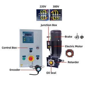 ドアモーター自動ゲートオープナージッパーロールアップドア制御ボックス非同期PVCローリングシャッター高速 - Product Image 5