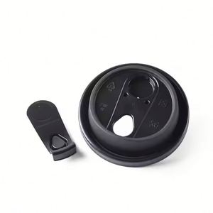 Nouveauté : Couvercles multifonctionnels réutilisables en PP de qualité supérieure 90 mm pour smoothies, bouteilles de café, étanches et écologiques - Product Image 1