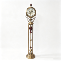 Armens New Design Offre Spéciale Hotel Decor Céramique Métal Antique Floor Clock Inde