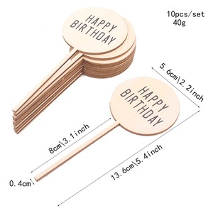 Unregelmäßige Holzbox mit Dekorativen Elementen, Happy Birthday, Ostern, Abschluss Wanddekoration, Steckbares Schild für Partys, Handgefertigte Holzkunst - Product Image 6