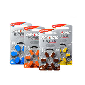 6 шт., аккумуляторы для слухового аппарата Rayovac - Product Image 1