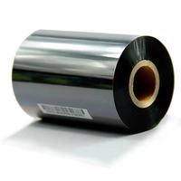 Produk Terlaris Pita Transfer Termal Resin Lilin Warna Hitam Ukuran Dapat Disesuaikan 110mm X 300m