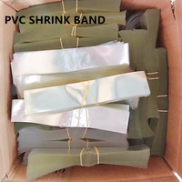 Films rétractables transparents en PVC pour emballage, étiquettes, film rétractable imprimable en PVC, fourniture en gros d'usine