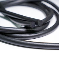 Bande d'étanchéité ronde extrudée en caoutchouc mousse EPDM solide sur mesure pour l'étanchéité industrielle